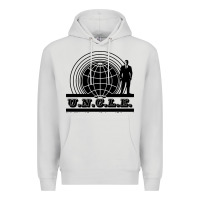 Dove Grey the man from uncle Premium Hoodie - linhVisuals