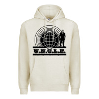 Oatmeal Heather the man from uncle Premium Hoodie - linhVisuals