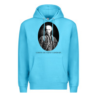 Ocean Blue comte de saint germain occultist philosopher Premium Hoodie - linhVisuals