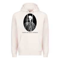 Pale Pink comte de saint germain occultist philosopher Premium Hoodie - linhVisuals