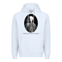 White comte de saint germain occultist philosopher Premium Hoodie - linhVisuals