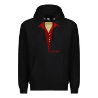 Black scarface Premium Hoodie - linhVisuals