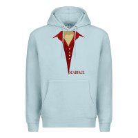Blue Mist scarface Premium Hoodie - linhVisuals