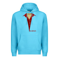 Ocean Blue scarface Premium Hoodie - linhVisuals