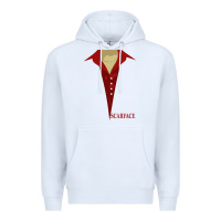 White scarface Premium Hoodie - linhVisuals