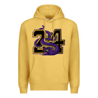Antique Gold Mamba #24 Premium Hoodie - linhVisuals
