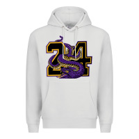 Dove Grey Mamba #24 Premium Hoodie - linhVisuals