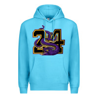 Ocean Blue Mamba #24 Premium Hoodie - linhVisuals