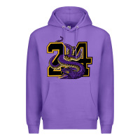 Purple Mamba #24 Premium Hoodie - linhVisuals