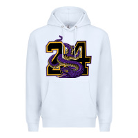 White Mamba #24 Premium Hoodie - linhVisuals