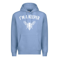 Colony Blue beekeeper im a keeper Premium Hoodie - linhVisuals