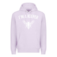 Lilac beekeeper im a keeper Premium Hoodie - linhVisuals