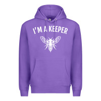 Purple beekeeper im a keeper Premium Hoodie - linhVisuals