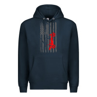 Navy rc racing american flag radio control rc car t shirt Premium Hoodie - linhVisuals