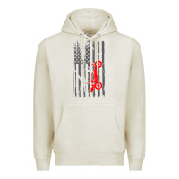 Oatmeal Heather rc racing american flag radio control rc car t shirt Premium Hoodie - linhVisuals