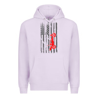 Lilac rc racing american flag radio control rc car t shirt Premium Hoodie - linhVisuals