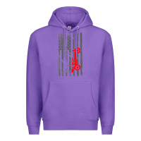 Purple rc racing american flag radio control rc car t shirt Premium Hoodie - linhVisuals