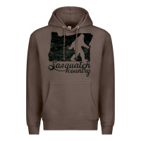 Coffee sasquatch country   sasquatch Premium Hoodie - linhVisuals