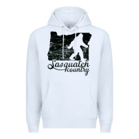 White sasquatch country   sasquatch Premium Hoodie - linhVisuals