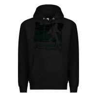 Black sasquatch country   sasquatch Premium Hoodie - linhVisuals
