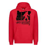 Red sasquatch country   sasquatch Premium Hoodie - linhVisuals
