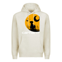 Oatmeal Heather carhartt vintage company Premium Hoodie - linhVisuals