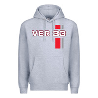 Heather Grey race 33 Premium Hoodie - linhVisuals