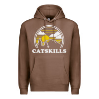 Chestnut catskills new york vintage Premium Hoodie - linhVisuals