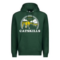 Sports Green catskills new york vintage Premium Hoodie - linhVisuals