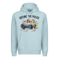 Blue Mist defund the police Premium Hoodie - linhVisuals