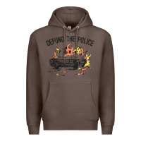 Coffee defund the police Premium Hoodie - linhVisuals
