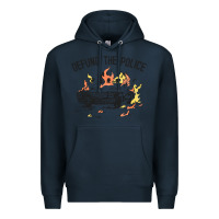 Navy defund the police Premium Hoodie - linhVisuals