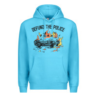 Ocean Blue defund the police Premium Hoodie - linhVisuals
