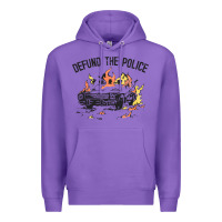 Purple defund the police Premium Hoodie - linhVisuals