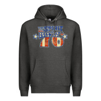 Charcoal Heather spirit of 76    bicentennial Premium Hoodie - linhVisuals