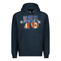 Navy spirit of 76    bicentennial Premium Hoodie - linhVisuals