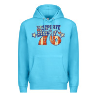 Ocean Blue spirit of 76    bicentennial Premium Hoodie - linhVisuals