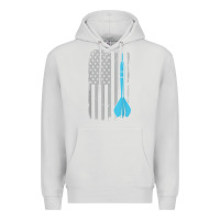 Dove Grey throwing darts   vintage usa american flag for dart players t shirt Premium Hoodie - linhVisuals