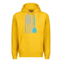 Lemon throwing darts   vintage usa american flag for dart players t shirt Premium Hoodie - linhVisuals