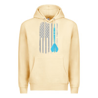 Pina Colada throwing darts   vintage usa american flag for dart players t shirt Premium Hoodie - linhVisuals