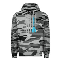 Slate Camo throwing darts   vintage usa american flag for dart players t shirt Premium Hoodie - linhVisuals