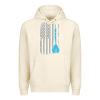 Tofu throwing darts   vintage usa american flag for dart players t shirt Premium Hoodie - linhVisuals