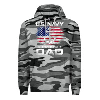 Slate Camo u.s navy proud dad with american flag gift veteran day t shirt Premium Hoodie - linhVisuals