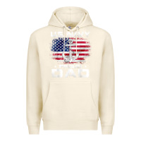 Tofu u.s navy proud dad with american flag gift veteran day t shirt Premium Hoodie - linhVisuals