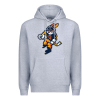 Heather Grey greenville swamp rabbits Premium Hoodie - linhVisuals