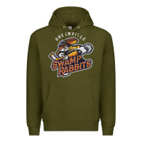 Army Green greenville swamp rabbits Premium Hoodie - linhVisuals