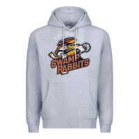 Heather Grey greenville swamp rabbits Premium Hoodie - linhVisuals