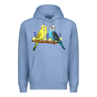 Cute Budgies Premium Hoodie | Teevron