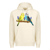 Tofu cute budgies Premium Hoodie - linhVisuals