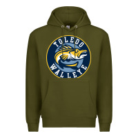 Army Green toledo walleye Premium Hoodie - linhVisuals